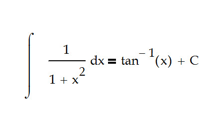 integral 1/1+x^2