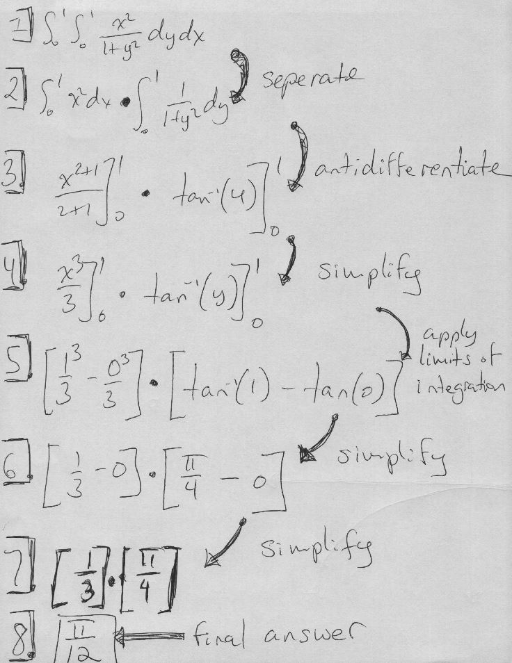 Double integral 
