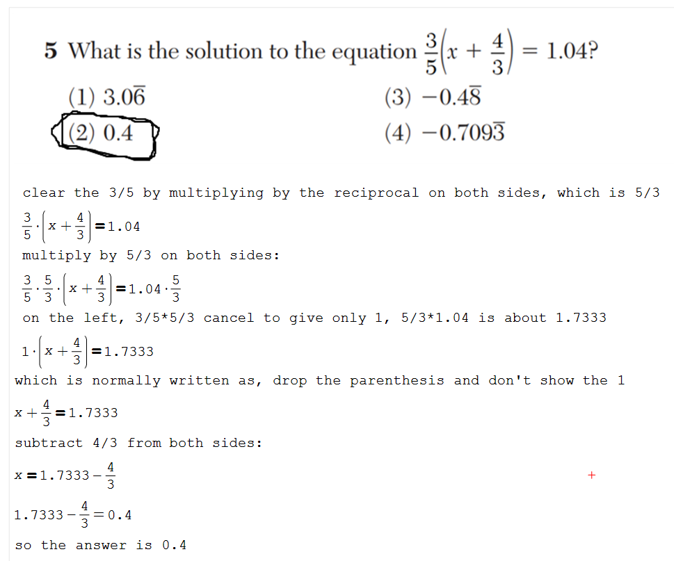 2019JanuaryNewYorkAlgebraIRegentsQuestion5Solution